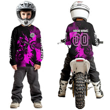 Load image into Gallery viewer, Purple Motocross Jersey Custom Dirt Bike Shirts Men Kid Women Motorcycle Jersey XM419