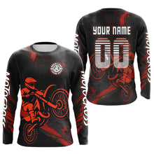 Load image into Gallery viewer, Orange Motocross Jersey for Kid Women Men Custom Dirt Bike Shirts Moto Racing Shirt XM427