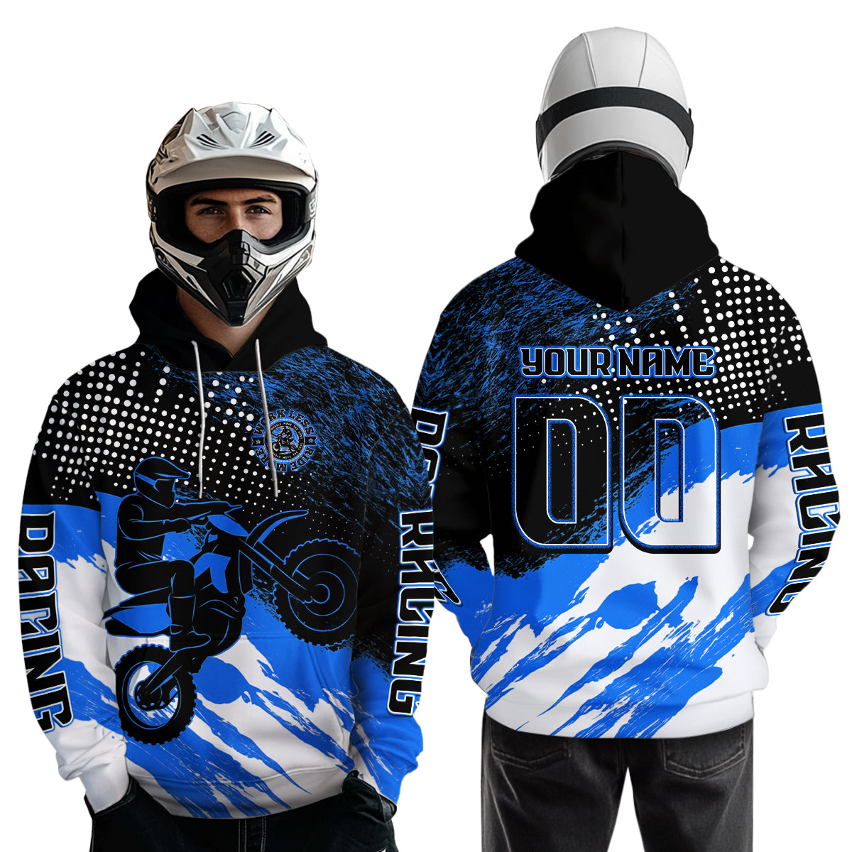 Custom Motocross Hoodie for Men Women Dirt Bike Racing Hoodie Moto Riding Shirt MH445