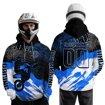 Custom Motocross Hoodie for Men Women Dirt Bike Racing Hoodie Moto Riding Shirt MH445