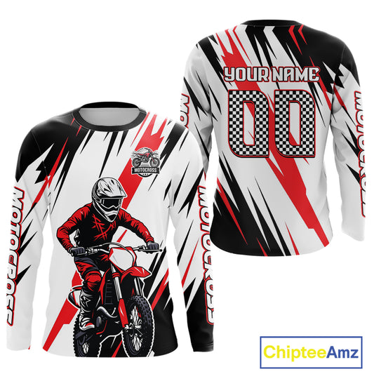 Custom Motocross Racing Jersey for Men Women Kid Dirt Bike Motorcycle Riding Shirt XM453