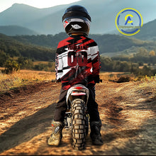 Load image into Gallery viewer, Red and Black Custom Motocross Jersey Men Women Kid Dirt Bike Motorcycle Shirt XM455