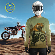 Load image into Gallery viewer, Tiger Motocross Jersey Custom Dirt Bike Shirts for Men Kid Women Off Road Jersey XM406