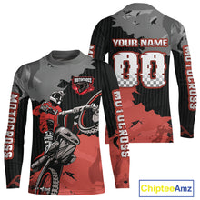 Load image into Gallery viewer, Red Custom Motocross Racing Jersey for Kid Men Women Dirt Bike Shirts Moto Shirt XM478