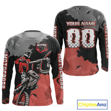 Load image into Gallery viewer, Red Custom Motocross Racing Jersey for Kid Men Women Dirt Bike Shirts Moto Shirt XM478