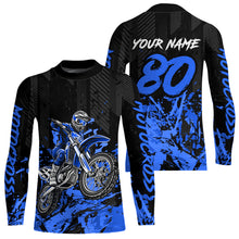 Load image into Gallery viewer, Custom Red Motocross Jersey Racing Motocycle Shirts for Men Women Kid UPF30+ DNT43