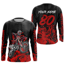 Load image into Gallery viewer, Custom Blue Motocross Jersey Racing Motocycle Shirts for Men Women Kid UPF30+ DNT43