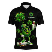 Load image into Gallery viewer, Funny St Patrick Day Bowling Bowling Jersey for Men Bowling Team Shirts Polo &amp; 1/4 Zip HNT192