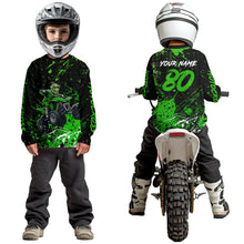 Load image into Gallery viewer, Green Youth ATV Motocross Shirts Kid Men Women Custom Off-Road Quad Bike Shirt UPF30+ DNT77