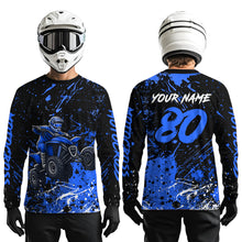 Load image into Gallery viewer, Blue Youth ATV Motocross Shirts Kid Men Women Custom Off-Road Quad Bike Shirt UPF30+ DNT77