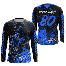 Load image into Gallery viewer, Blue Youth ATV Motocross Shirts Kid Men Women Custom Off-Road Quad Bike Shirt UPF30+ DNT77