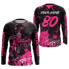 Load image into Gallery viewer, Pink Youth ATV Motocross Shirts Kid Men Women Custom Off-Road Quad Bike Shirt UPF30+ DNT77