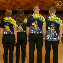 Load image into Gallery viewer, Custom Funny Banana Bowling Team Shirts Bowling Shirt for Women Bowling League Bowling Uniform HNT337