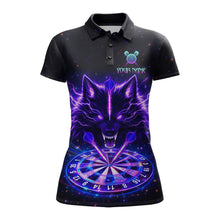 Load image into Gallery viewer, Custom Galaxy Thunder Wolf Darts Board Dart Shirts For Women Darts Team Jerseys Dart League NNT150