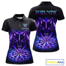 Load image into Gallery viewer, Custom Galaxy Thunder Wolf Darts Board Dart Shirts For Women Darts Team Jerseys Dart League NNT150