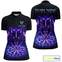 Load image into Gallery viewer, Custom Galaxy Thunder Wolf Darts Board Dart Shirts For Women Darts Team Jerseys Dart League NNT150