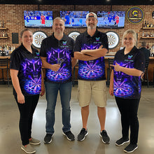 Load image into Gallery viewer, Custom Galaxy Thunder Wolf Darts Board Dart Shirts For Men Darts Team Jerseys Dart League NNT150