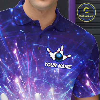 Custom Bowling Jersey for Men Bowling Uniform Polo & 1/4 Zip Bowling Shirts for Bowler and Team HNT231