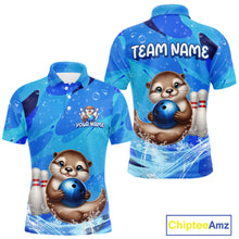 Load image into Gallery viewer, Custom Funny Otte Bowling Jersey for Men Bowling Team Shirts Bowling Gifts Polo &amp; 1/4 Zip HNT269