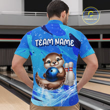 Load image into Gallery viewer, Custom Funny Otte Bowling Jersey for Men Bowling Team Shirts Bowling Gifts Polo &amp; 1/4 Zip HNT269