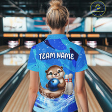 Load image into Gallery viewer, Custom Funny Otte Bowling Jersey for Women Bowling Team Shirts Bowling Gifts Polo &amp; 1/4 Zip HNT269