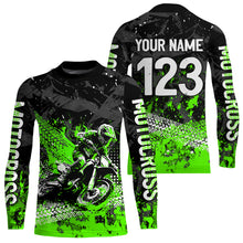 Load image into Gallery viewer, Green Youth MX Motocross Jersey Custom Racing Motocycle Shirts Men Women Kid UPF30+ DNT42