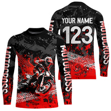 Load image into Gallery viewer, Red Youth MX Motocross Jersey Custom Racing Motocycle Shirts Men Women Kid UPF30+ DNT42