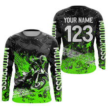 Load image into Gallery viewer, Green Youth MX Motocross Jersey Custom Racing Motocycle Shirts Men Women Kid UPF30+ DNT42