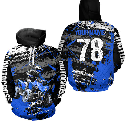 ATV Motocross Hoodie for Men Women Custom ATV Quad Bike for Kid Adult Off Road Hoodie HOT35