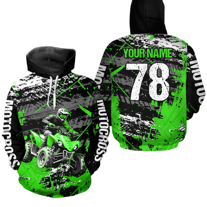 ATV Motocross Hoodie for Men Women Custom ATV Quad Bike for Kid Adult Off Road Hoodie HOT35