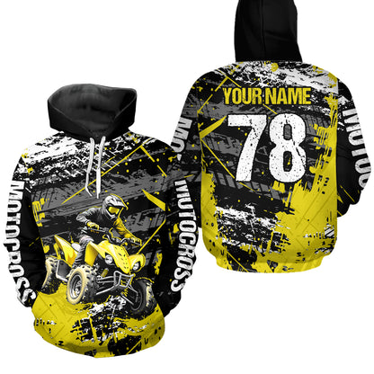 ATV Motocross Hoodie for Men Women Custom ATV Quad Bike for Kid Adult Off Road Hoodie HOT35