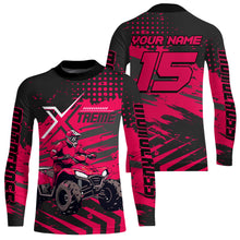 Load image into Gallery viewer, Custom Pink Off-Road Quad Bike Shirt Extreme ATV Motocross Shirts Kid Men Women UPF30+ DNT79