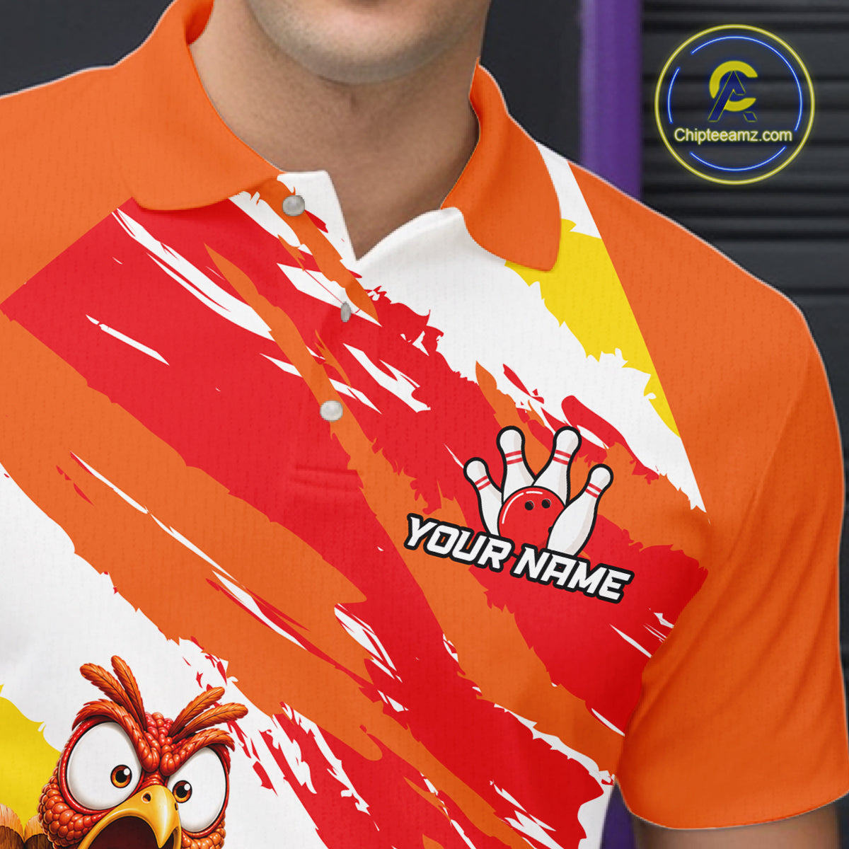 Custom Funny Turkey Bowling Shirts For Men, Thanksgiving Bowling Shirt Team Bowling Gifts HNT523