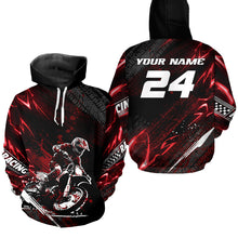 Load image into Gallery viewer, Customized Motocross Hoodie Dirt Bike Off Road Motocross Hoodie Shirt for Men Women HOT23
