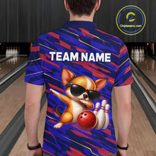 Load image into Gallery viewer, Custom Chihuahua Dog Bowling Jersey for Men Bowling Uniform Polo &amp; 1/4 Zip Bowling Team Shirts HNT262