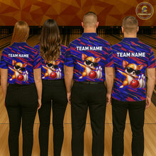 Load image into Gallery viewer, Custom Chihuahua Dog Bowling Jersey for Women Bowling Uniform Polo &amp; 1/4 Zip Bowling Team Shirts HNT262