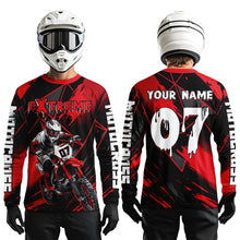 Load image into Gallery viewer, Custom Red MX Racing Extreme Shirts Kid Men Women Youth Motocross Shirts UPF30+ DNT35