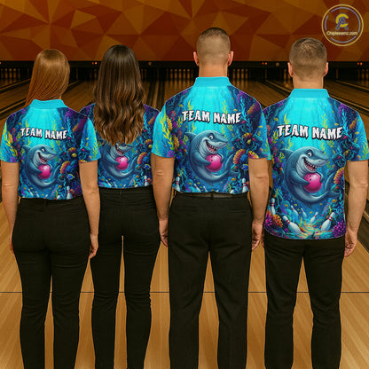 Custom Ocean Funny Otte Bowling Jersey for Women Funny Bowling Team Shirts Bowling Uniform HNT300