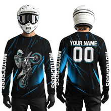Load image into Gallery viewer, Turquoise Youth MX Motocross Jersey Custom Motocycle Shirts Men Women Kid UPF30+ DNT41