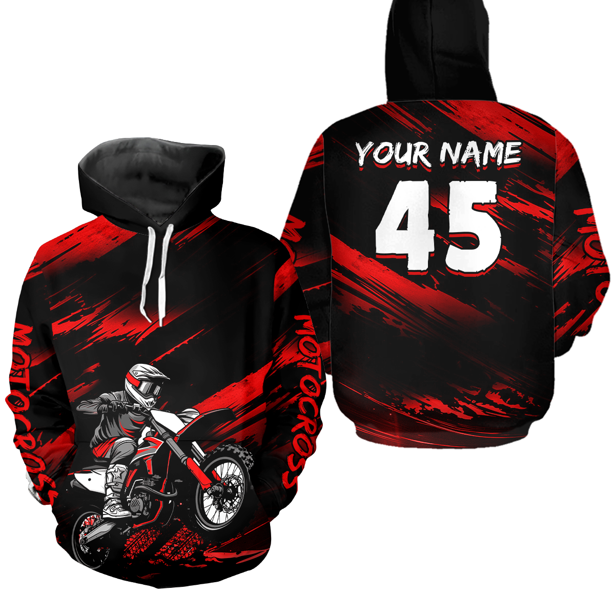 Custom Motocross Racing Hoodie Dirt Bike Motocross Hoodie Shirt for Men Women HOT20