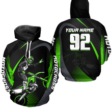 Load image into Gallery viewer, Custom Youth Motocross Hoodie Jersey Dirt Bike Racing Motorcycle Hoodie Shirt for Men Women HOT27