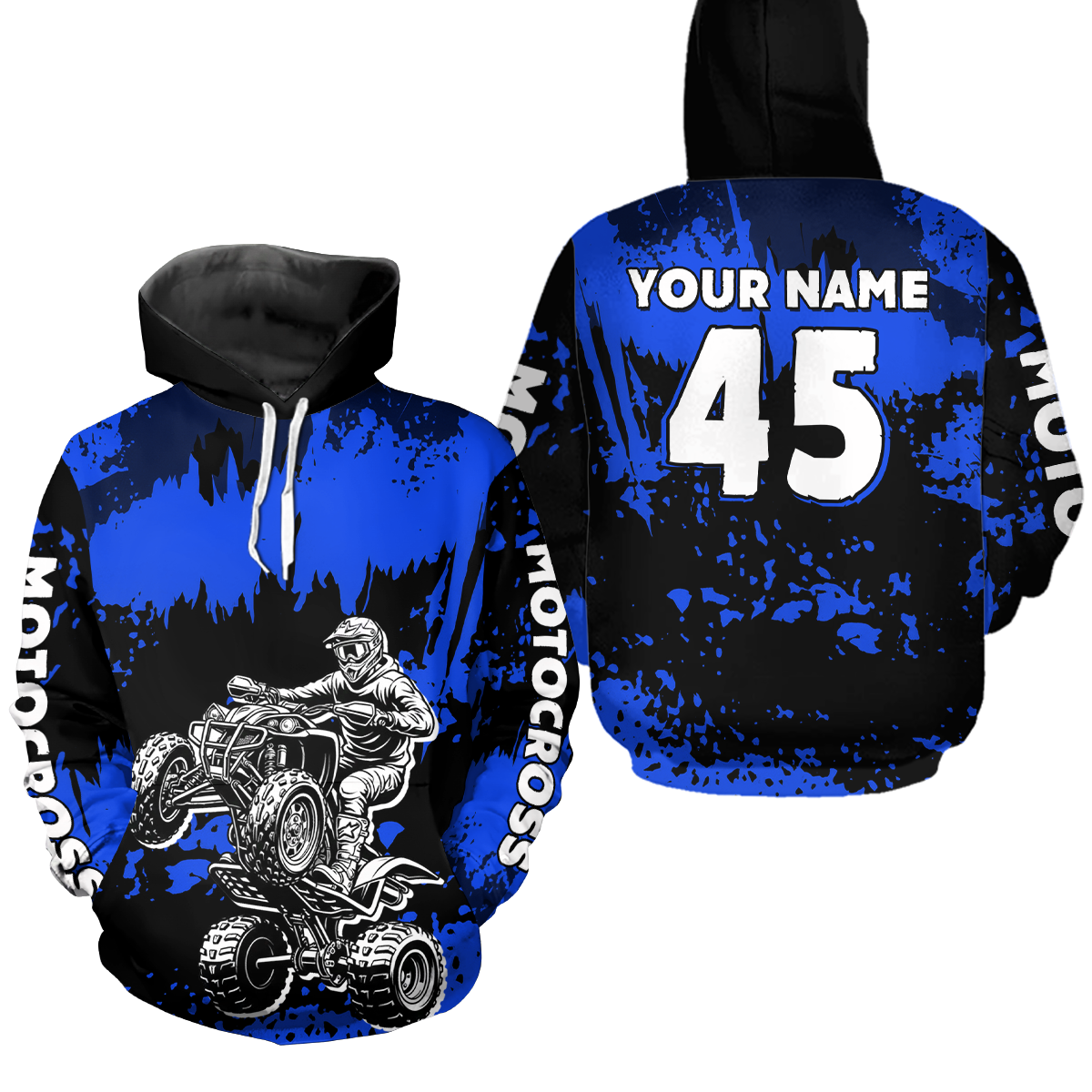 Custom ATV Motocross Hoodie for Kid Adult ATV Quad Bike Off Road Hoodie for Men Women HOT32