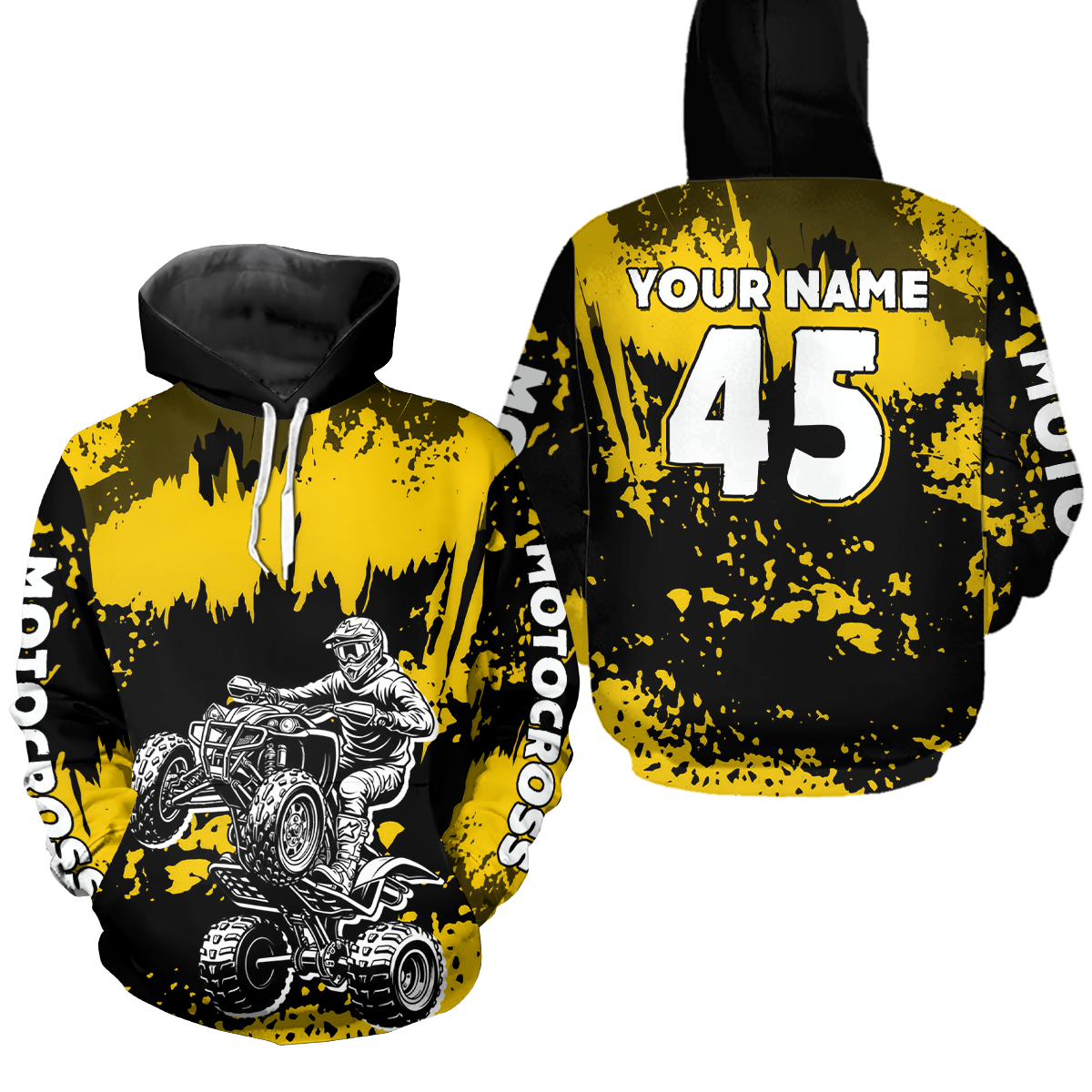 Custom ATV Motocross Hoodie for Kid Adult ATV Quad Bike Off Road Hoodie for Men Women HOT32