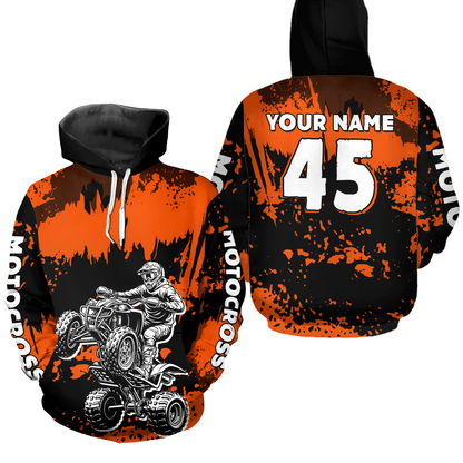 Custom ATV Motocross Hoodie for Kid Adult ATV Quad Bike Off Road Hoodie for Men Women HOT32
