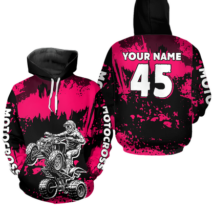 Custom ATV Motocross Hoodie for Kid Adult ATV Quad Bike Off Road Hoodie for Men Women HOT32