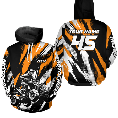 Custom ATV Quad Bike Off Road Hoodie for Men Women ATV Motocross Hoodie for Kid Adult HOT33