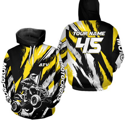 Custom ATV Quad Bike Off Road Hoodie for Men Women ATV Motocross Hoodie for Kid Adult HOT33