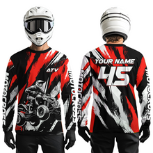 Load image into Gallery viewer, Red ATV Motocross Shirts Kid Men Women Custom Quad Bike Off-Road Shirt UPF30+ DNT60
