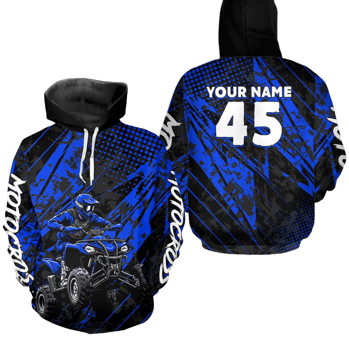 ATV Motocross Hoodie for Kid Adult Custom ATV Quad Bike Off Road Hoodie for Men Women HOT34