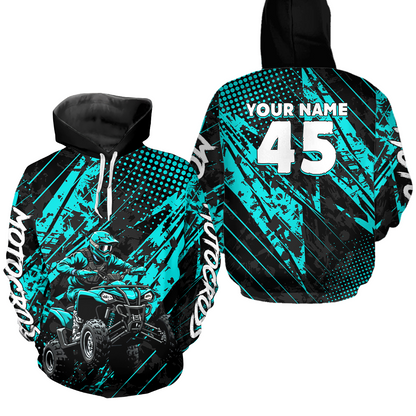 ATV Motocross Hoodie for Kid Adult Custom ATV Quad Bike Off Road Hoodie for Men Women HOT34